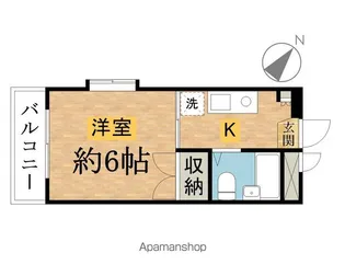 ザ・メイツ【1階】の間取り