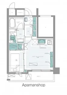 フリーディオ神楽坂【10階】の間取り