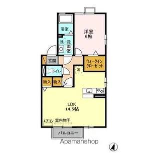 セブンオークス A・B・C・D・E・F・G【2階】の間取り