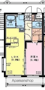 ラフィーネ桜館【3階】の間取り
