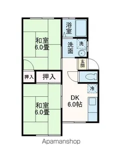 コーポ・アイ2【1階】の間取り