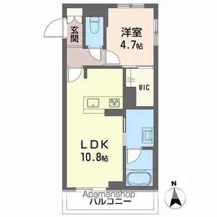 セントフルリール【2階】の間取り