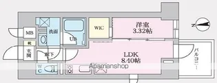 タスキプライムテラス後楽園【601.号室】の間取り