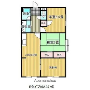 サンハイツひろ【4階】の間取り
