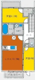 GARDEN GATE【2階】の間取り