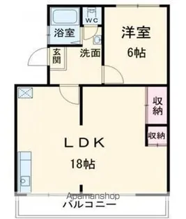 ヴィータ・コリーナ【204号室】の間取り