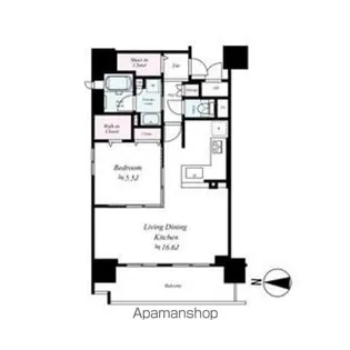 プレサンスロジェ泉【3階】の間取り