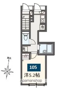 MELDIA岩槻【1階】の間取り