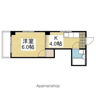 久保ビル【403.号室】の間取り