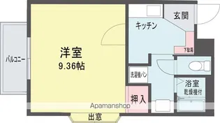メイン25【6階】の間取り