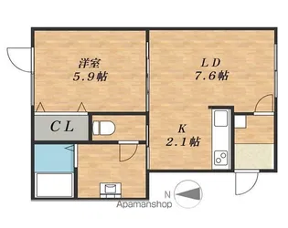 ガーデン⑥【1階】の間取り