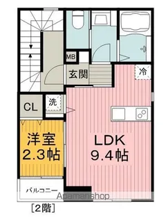 イルフィオーレパオⅦ【2階】の間取り