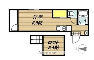 エスコート戸田公園【3階】の間取り