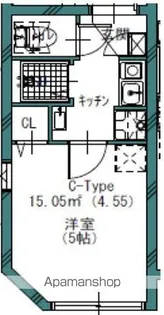 GREW KOENJI RESIDENCE【2階】の間取り