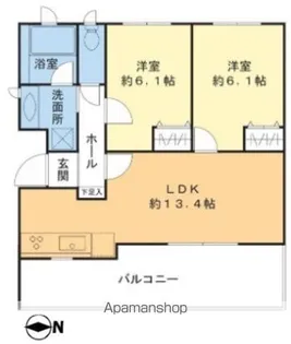 KENZO HAUSYOKODAI【3階】の間取り