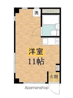 アローハイツ【1階】の間取り