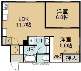 コーポ城(コーポシロ)【101号室】の間取り