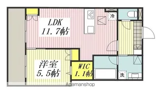 キルシュ ブリューテ 2【105号室】の間取り