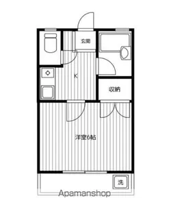 ADAN HOUSE【2-H号室】の間取り