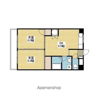 エクシード久万ノ台【3階】の間取り