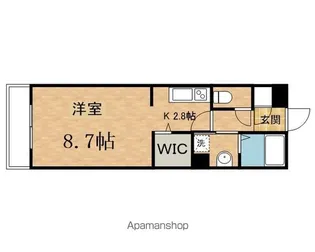 ベルチェドマーニ【203号室】の間取り