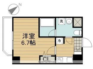 ルフレイムーブル立川【9階】の間取り