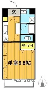 エクセラ麓山【501号室】の間取り
