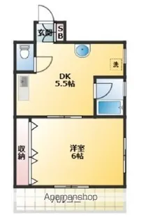 ブランニューウェイブ【301号室】の間取り