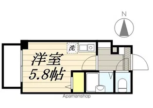 植木ビル【205号室】の間取り
