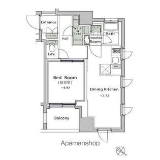 プレイ江古田【4階】の間取り