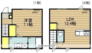 ピースコート【102号室】の間取り