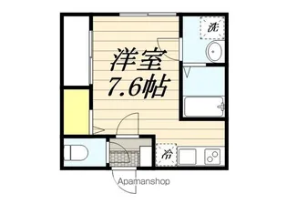 トリニティ千早【1階】の間取り