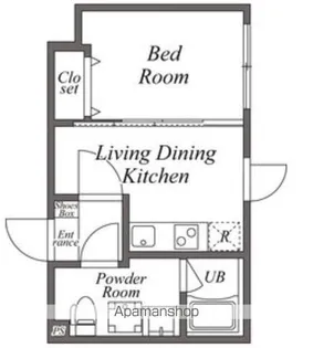 ユーレジデンス下北沢【401号室】の間取り