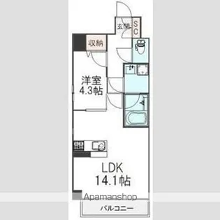 フジⅢ【3階】の間取り