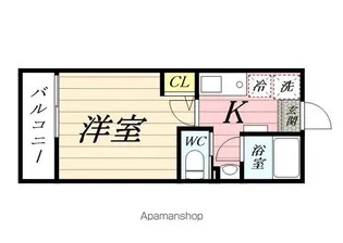 (仮称)平安町二丁目アパートメント【204号室】の間取り