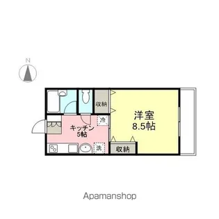ヨシケンハイツA【2階】の間取り