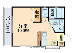 クレリア大江東【2階】の間取り
