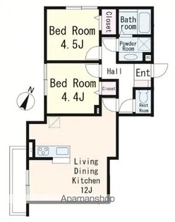 CAMINODESAKURA【2階】の間取り