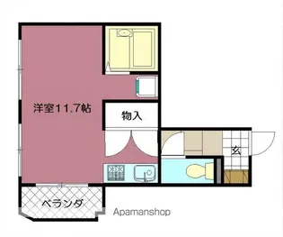 THE SQUARE・Orio Residence【5階】の間取り