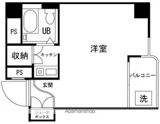 プラティーク新宿曙橋【3階】の間取り