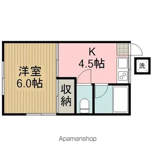 蓼科コーポ【101号室】の間取り