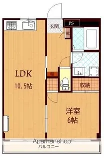 アーバンフラット壱番館【3階】の間取り