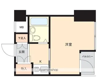 ダイカンプラザ横浜シティ【6階】の間取り