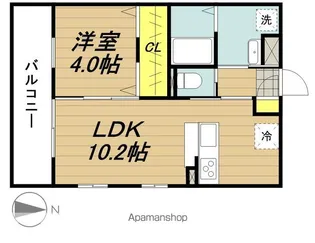 リブリ・メジュール【2階】の間取り