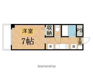 A&U百草園【308号室】の間取り