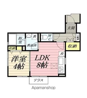 ゼンプレイス大磯【1階】の間取り