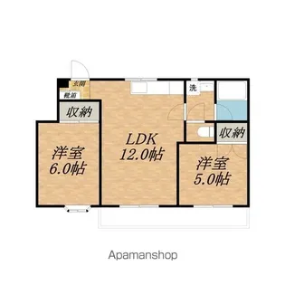 ハイツオネシス【303号室】の間取り