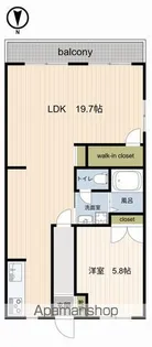リーベスト松戸2【4階】の間取り