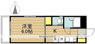 ランドガーデン【304号室】の間取り