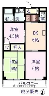 セフィーロ横尾【1階】の間取り